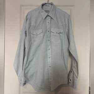 Vintage plaid Stetson Western Cowboy button up shirt